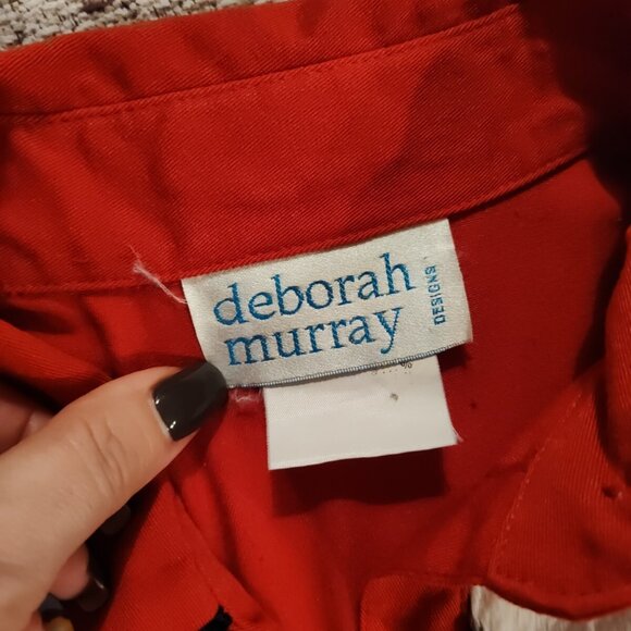 VINTAGE Riding Cowboy Western Shirt Stunning Deborah Murray Made in Canada - Picture 5 of 11